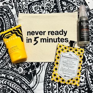 Curly hair care bag